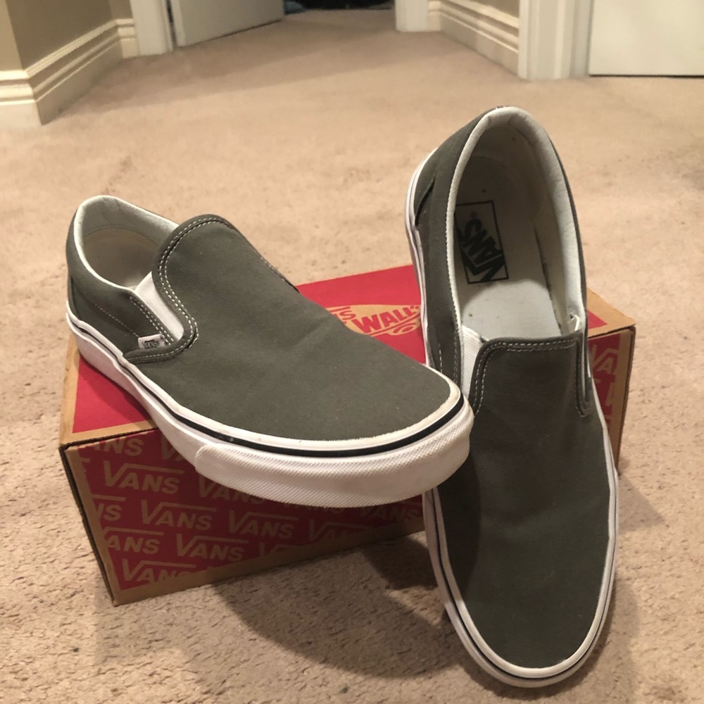 Charcoal Grey Vans